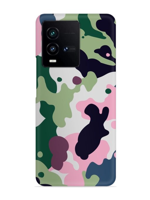 Seamless Funky Camouflage Snap Case for Iqoo 9T (5G) Zapvi