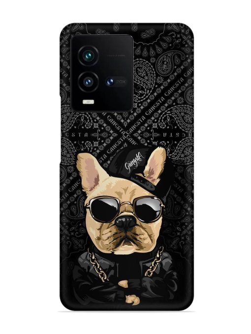 Gangsta Cool Sunglasses Dog Snap Case for Iqoo 9T (5G) Zapvi