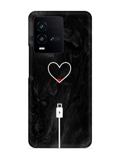 Heart Charging Vector Snap Case for Iqoo 9T (5G) Zapvi