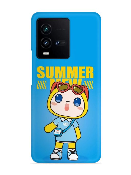 Summer Mew Cartoon Snap Case for Iqoo 9T (5G) Zapvi