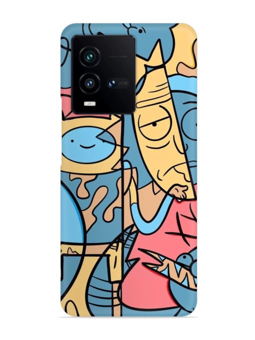 Silly Face Doodle Snap Case for Iqoo 9T (5G)