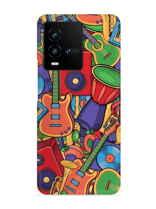 Colorful Music Art Snap Case for Iqoo 9T (5G) Zapvi