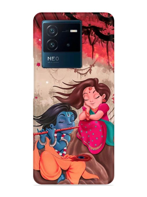 Radhe Krishna Water Art Snap Case for Iqoo Neo 6 (5G) Zapvi