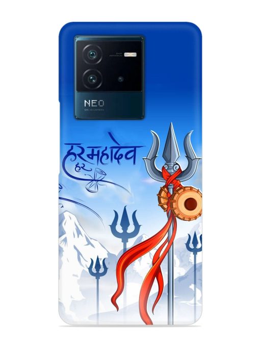 Har Har Mahadev Trishul Snap Case for Iqoo Neo 6 (5G) Zapvi