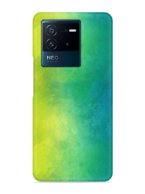 Yellow Green Gradient Snap Case for Iqoo Neo 6 (5G) Zapvi