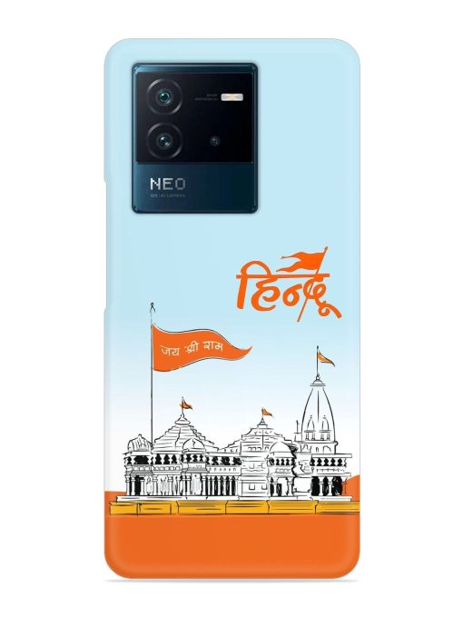 Ram Mandir Hindu Snap Case for Iqoo Neo 6 (5G)