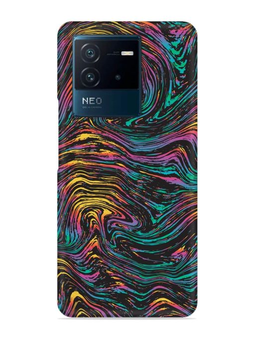 Abstract Liquid Colors Snap Case for Iqoo Neo 6 (5G) Zapvi