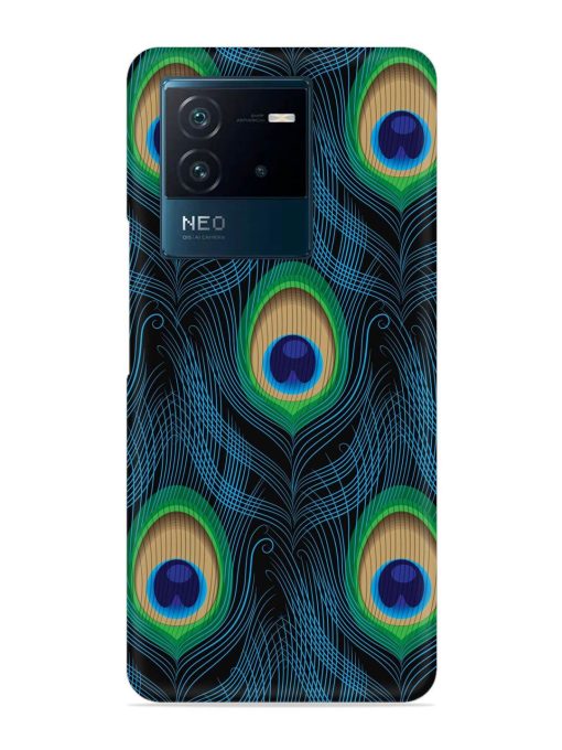 Seamless Pattern Peacock Snap Case for Iqoo Neo 6 (5G) Zapvi