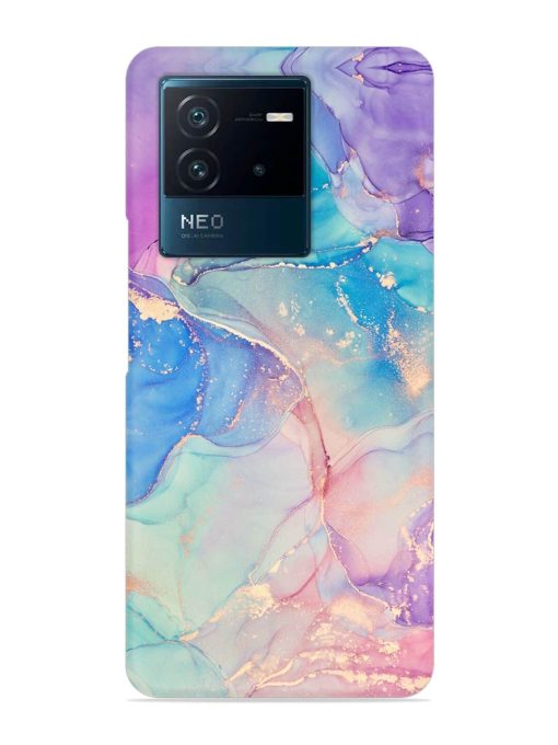 Alcohol Ink Colors Snap Case for Iqoo Neo 6 (5G) Zapvi