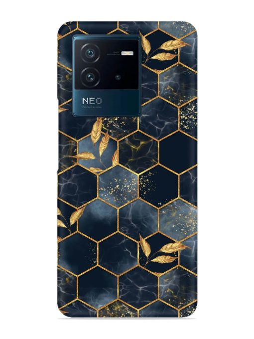 Marble Hexagon Seamless Snap Case for Iqoo Neo 6 (5G) Zapvi