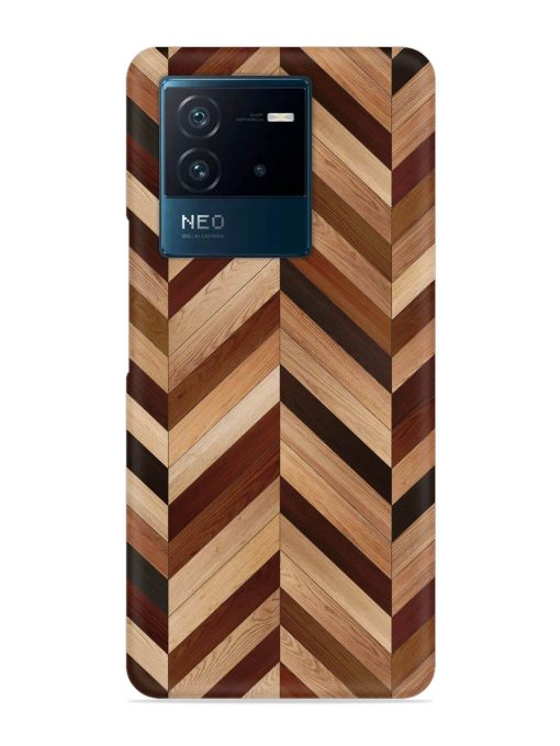 Seamless Wood Parquet Snap Case for Iqoo Neo 6 (5G)