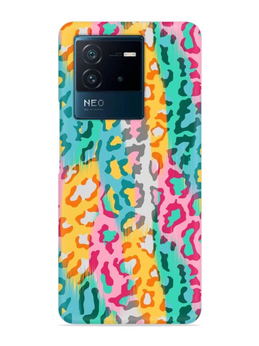 Seamless Vector Colorful Snap Case for Iqoo Neo 6 (5G)