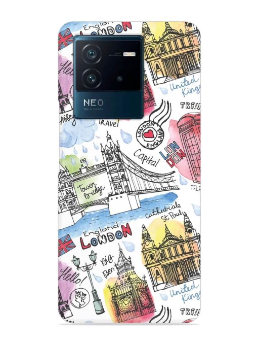 Vector London Landmark Snap Case for Iqoo Neo 6 (5G) Zapvi