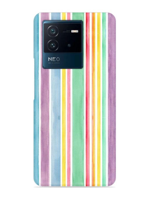 Hand Drawn Watercolor Snap Case for Iqoo Neo 6 (5G)