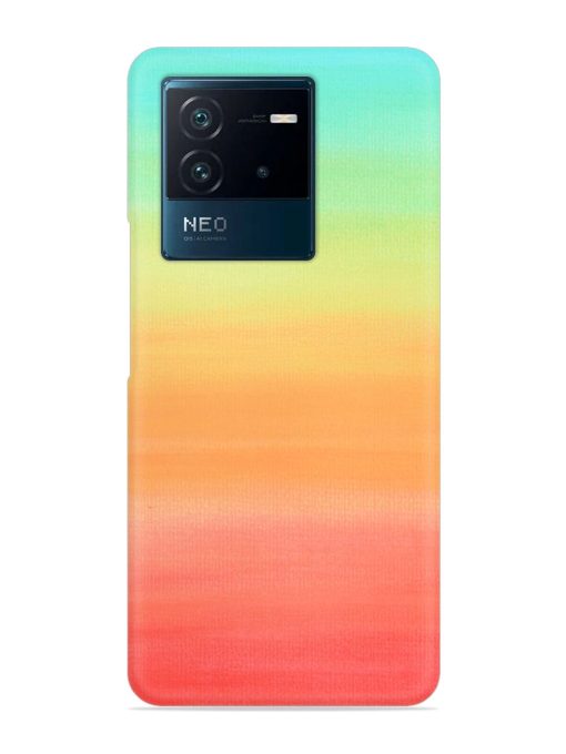 Background Sky Watercolor Snap Case for Iqoo Neo 6 (5G) Zapvi