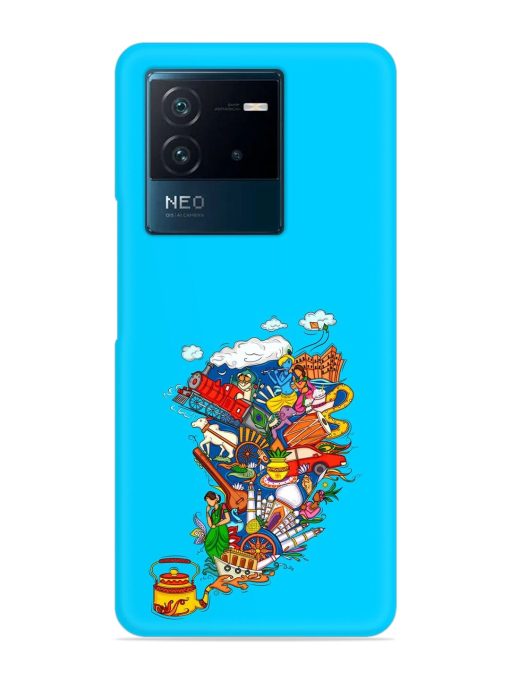 Vector Design Indian Snap Case for Iqoo Neo 6 (5G) Zapvi