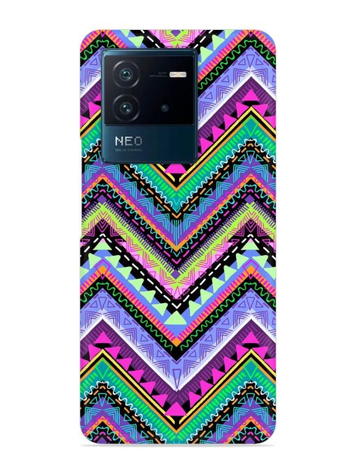 Tribal Aztec Print Snap Case for Iqoo Neo 6 (5G)