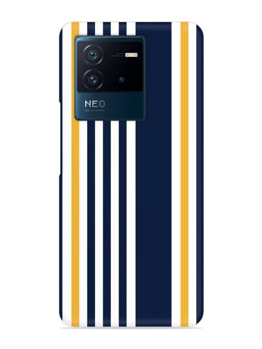 Seamless Stripe Pattern Snap Case for Iqoo Neo 6 (5G)