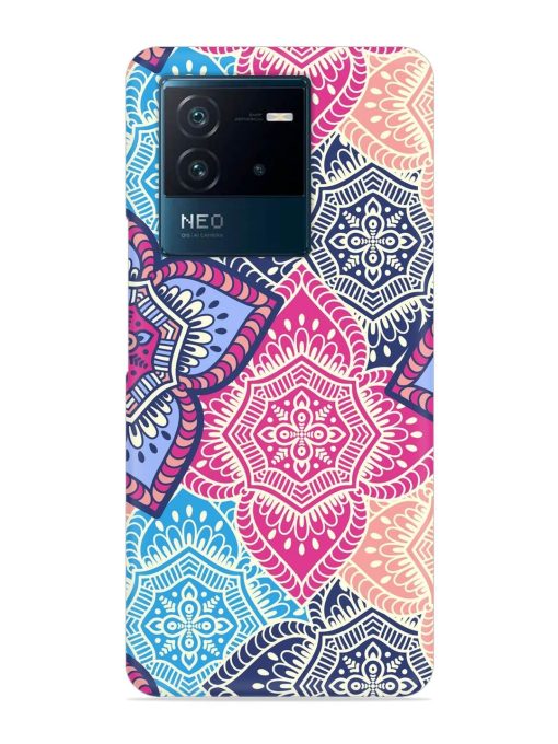 Ethnic Floral Seamless Snap Case for Iqoo Neo 6 (5G) Zapvi