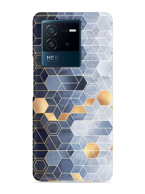 Geometric Abstraction Hexagons Snap Case for Iqoo Neo 6 (5G) Zapvi