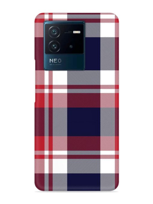 Classic Plaid Tartan Snap Case for Iqoo Neo 6 (5G) Zapvi