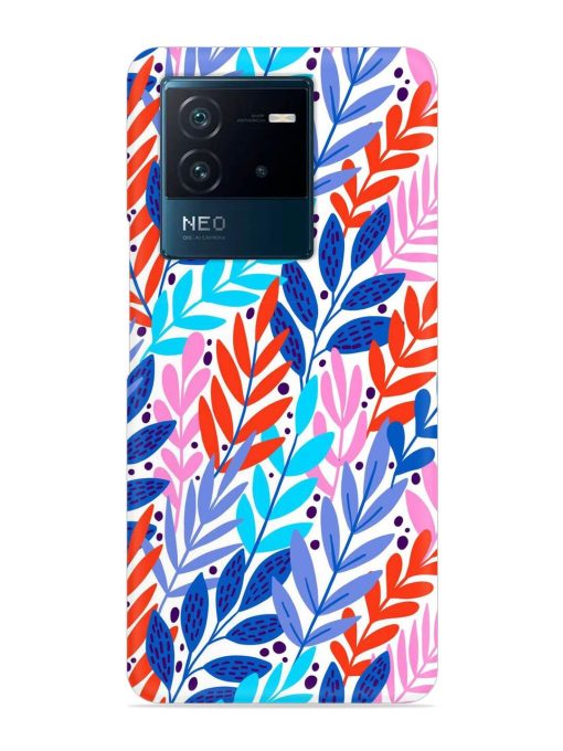 Bright Floral Tropical Snap Case for Iqoo Neo 6 (5G) Zapvi