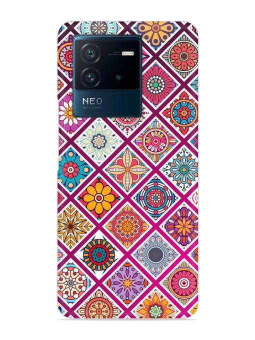 Seamless Tile Pattern Snap Case for Iqoo Neo 6 (5G) Zapvi