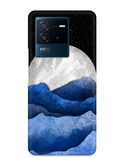 Full Moon Mountain Vector Snap Case for Iqoo Neo 6 (5G) Zapvi