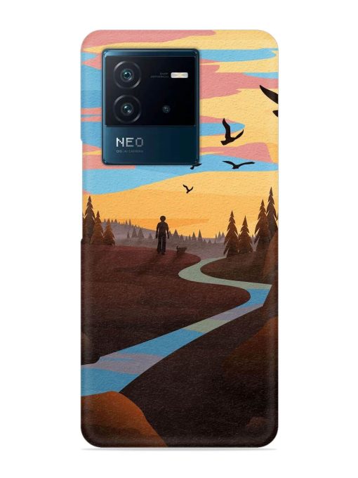 Natural Landscape Art Snap Case for Iqoo Neo 6 (5G) Zapvi