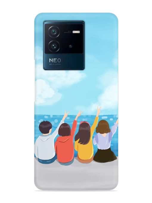 Happy Kids Snap Case for Iqoo Neo 6 (5G)