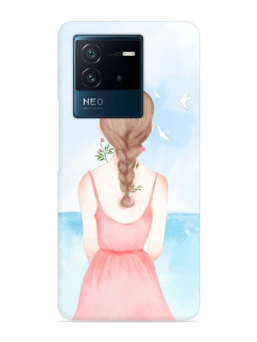 Watercolor Girl Vector Snap Case for Iqoo Neo 6 (5G)