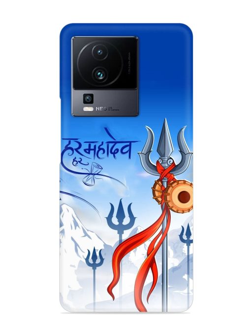 Har Har Mahadev Trishul Snap Case for Iqoo Neo 7 (5G) Zapvi