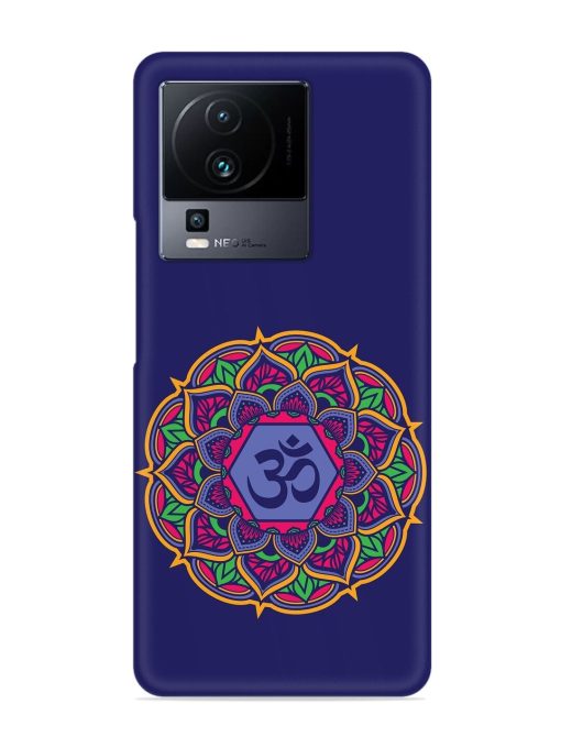 Om Mandala Art Blue Snap Case for Iqoo Neo 7 (5G)