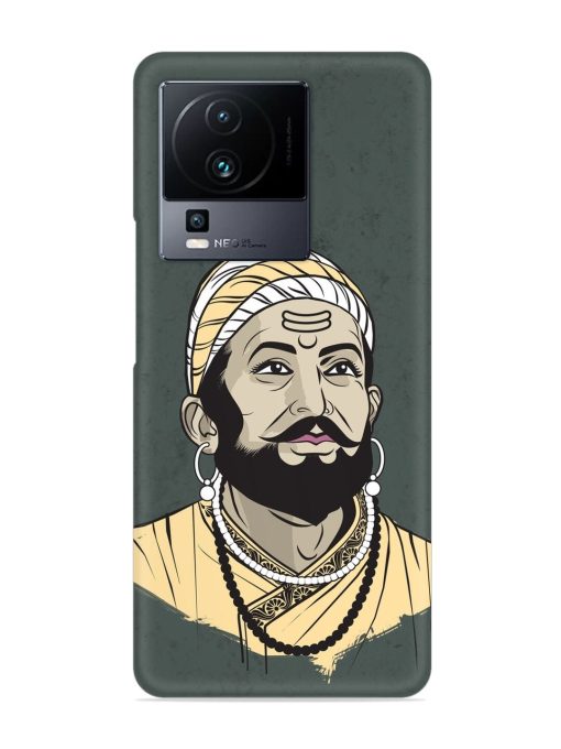 Shivaji Maharaj Vector Art Snap Case for Iqoo Neo 7 (5G)