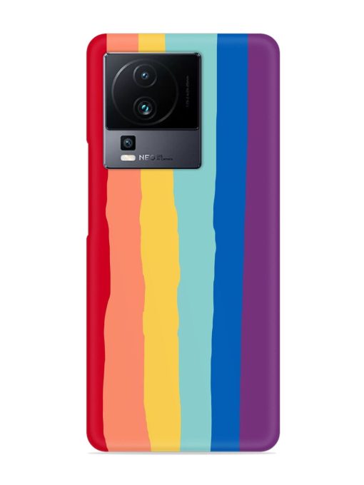 Rainbow Genuine Liquid Snap Case for Iqoo Neo 7 (5G)