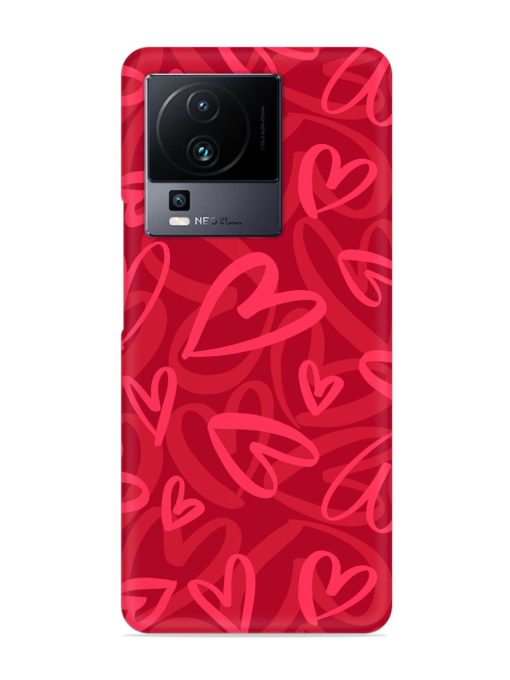 Seamless Romantic Pattern Snap Case for Iqoo Neo 7 (5G) Zapvi