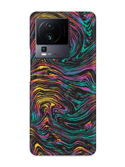 Abstract Liquid Colors Snap Case for Iqoo Neo 7 (5G) Zapvi