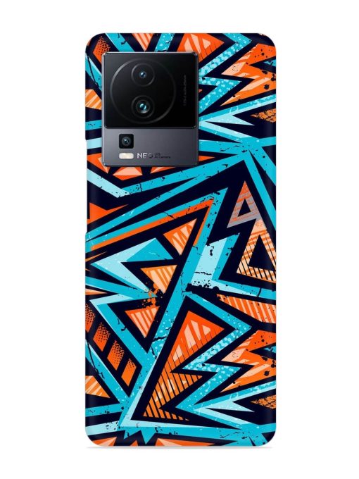 Abstract Seamless Grunge Snap Case for Iqoo Neo 7 (5G) Zapvi