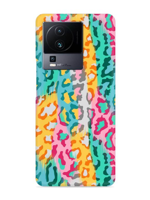 Seamless Vector Colorful Snap Case for Iqoo Neo 7 (5G) Zapvi