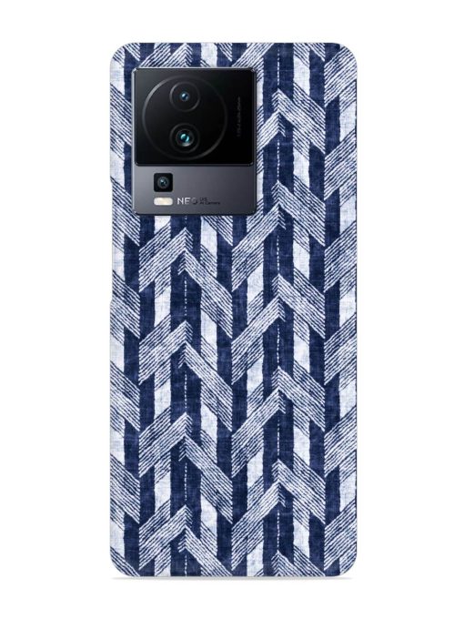 Abstract Herringbone Motif Snap Case for Iqoo Neo 7 (5G) Zapvi