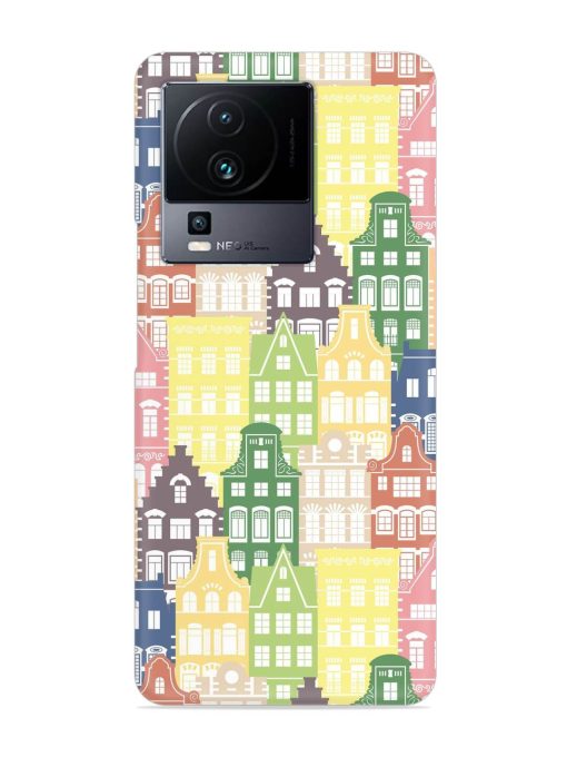 Seamless Shapes Pattern Snap Case for Iqoo Neo 7 (5G) Zapvi