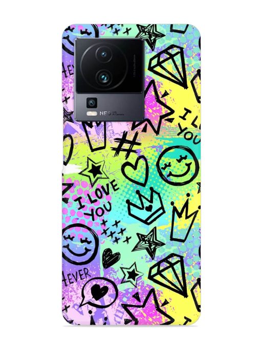 Bright Seamless Pattern Snap Case for Iqoo Neo 7 (5G)