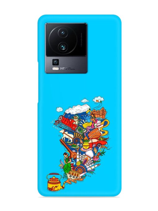 Vector Design Indian Snap Case for Iqoo Neo 7 (5G) Zapvi