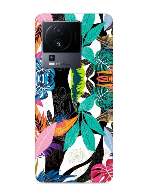 Floral Pattern Bright Snap Case for Iqoo Neo 7 (5G) Zapvi