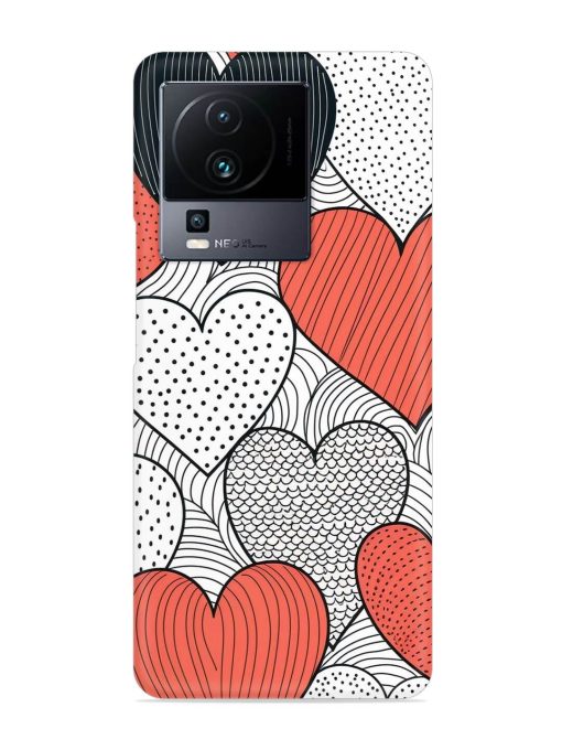 Girly Heart Seamless Snap Case for Iqoo Neo 7 (5G)