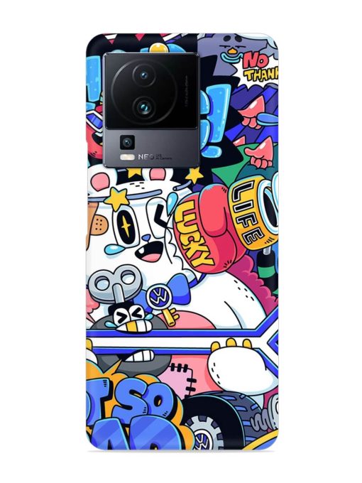 Universal Doodle Snap Case for Iqoo Neo 7 (5G)