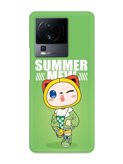 Summer Mew Snap Case for Iqoo Neo 7 (5G)