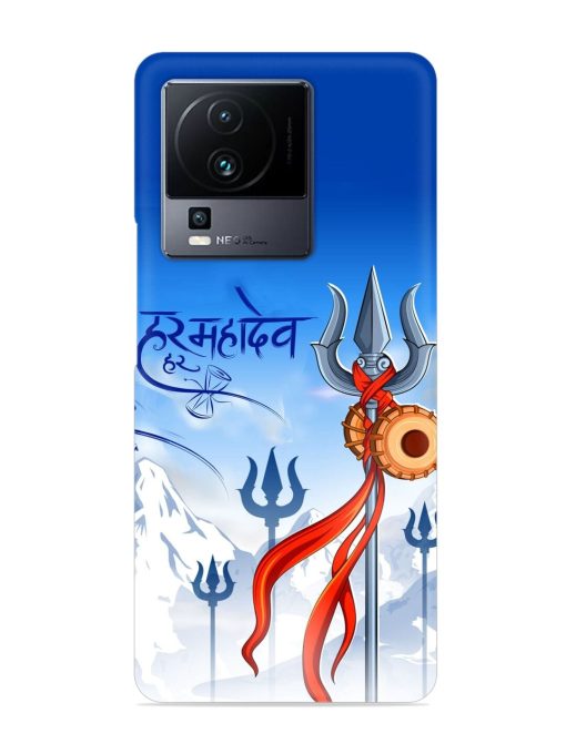 Har Har Mahadev Trishul Snap Case for Iqoo Neo 7 Pro (5G) Zapvi