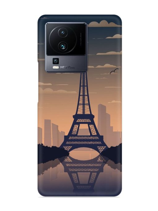 France Paris Eiffel Tower Gradient Snap Case for Iqoo Neo 7 Pro (5G) Zapvi