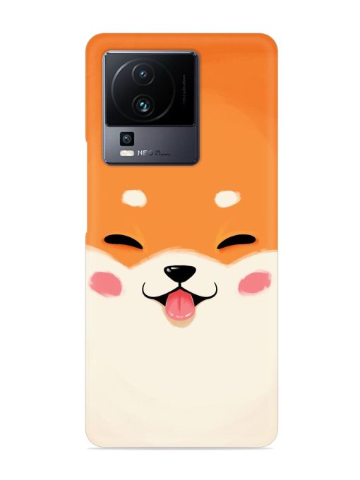 Cute Dog Face Vector Snap Case for Iqoo Neo 7 Pro (5G) Zapvi